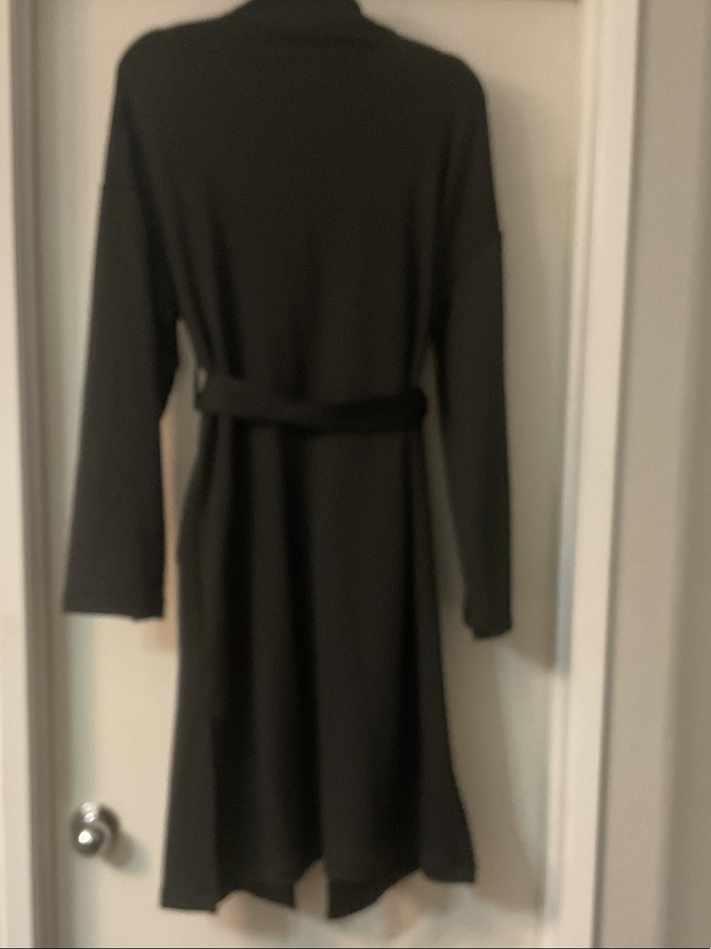 Stacci Athletics Black Belted Trench Coat - Picture 5 of 5